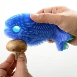 Norpro Silicone Dish Brush Fish (1093) -Global Store 1093 Silicone Bish Brush Fish 100681 8 48259.1522790393