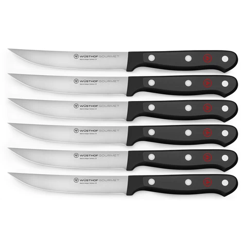 Wusthof Gourmet Steak Knife Set 6Pc (1125060601) 3 Wusthof Gourmet Steak Knife Set 6Pc (1125060601)