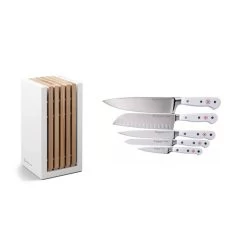 Wusthof Classic White Designer Block 5 Slot Santoku Version (1090270501)
