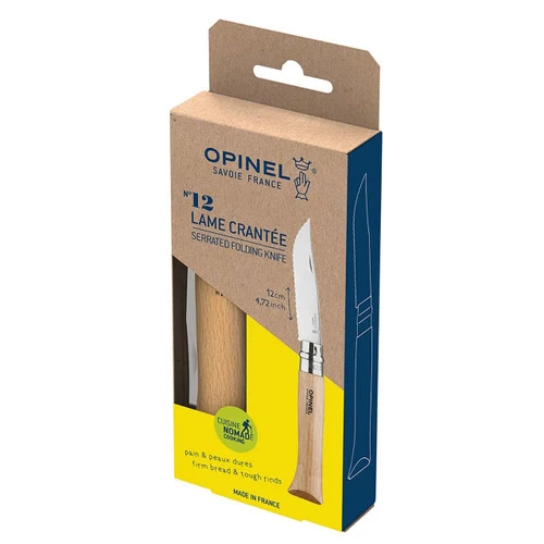 Opinel No.12 Stainless Steel Serrated Folding Knife (2441) 5 Opinel No.12 Stainless Steel Serrated Folding Knife (2441) - Image 3