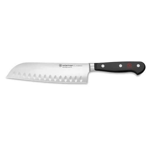 Wusthof Classic Santoku 7" Hollow Ground Edge Knife (4183-7/18; 1040131317) 3 Wusthof Classic Santoku 7" Hollow Ground Edge Knife (4183-7/18; 1040131317)