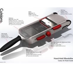 Cuisipro Surface Glide Hand Held Mandoline (747199) -Global Store 747199 7 86857.1607463740