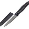 Kussi 4" Paring Knife With Sheath Black (8100BK) -Global Store 99913 with sheath 82129.1609277605