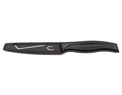 Kussi 4" Paring Knife With Sheath Black (8100BK) -Global Store 99913 in sheath 47982.1609277608