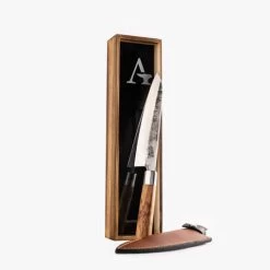 Global Store 27 Anvil Forged Olive Chef's Knife 8" (ANCHKN01)