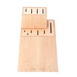 Michel Bras Maple Knife Block 10 Slot (BK0020) -Global Store BK0020 Michel Bras Maple Block 10Slot 2 44250.1616180162
