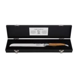 Laguiole Style De Vie Luxury 8" Bread Knife Olive Wood (BroodOlijfLag) -Global Store BroodOlijfLag Laguoile Luxury Bread Knife Olive Wood VL21007 2 56744.1631916250