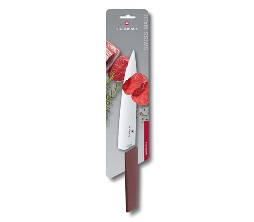 Victorinox Swiss Modern Carving Knife 9" Grape-Red (6.9016.221B) 6 Victorinox Swiss Modern Carving Knife 9" Grape-Red (6.9016.221B) - Image 4