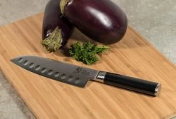 Shun Classic 7" Santoku Knife Hollow Ground (DM0718) -Global Store DM0718 Shun Classic 7in Santoku HG 873620 1 93740.1525115627