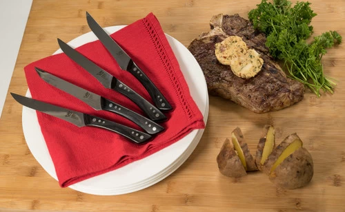 Shun Shima 4-Piece Steak Knife Set (DMS0430) 4 Shun Shima 4-Piece Steak Knife Set (DMS0430) - Image 2