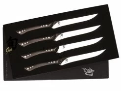Shun Shima 4-Piece Steak Knife Set (DMS0430) 7 Shun Shima 4-Piece Steak Knife Set (DMS0430) -Global Store DMS0430 Shun Shima Steak Set 874095 59227.1512066906