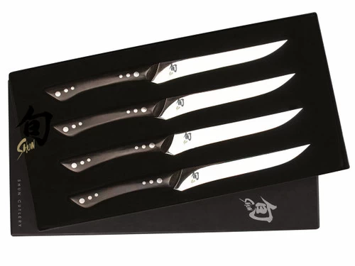 Shun Shima 4-Piece Steak Knife Set (DMS0430) 5 Shun Shima 4-Piece Steak Knife Set (DMS0430) - Image 3