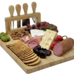 Savoir Cheese Board Set With Stand (HX-9727) -Global Store HX 9727 Kussi Cheese Board Set Stand 889226 2 27183.1620082583