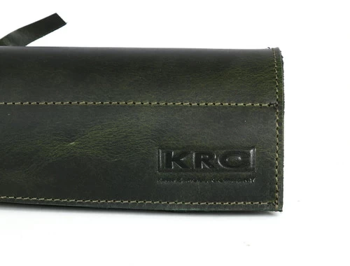 Knife Roll Company Leather Chef Knife Roll 6 Slot Green (KR-21-GR) - Image 4