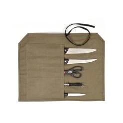 Knife Roll Company Canvas Chef Knife Roll 5 Slot Olive Green (KR-56) -Global Store KR 56 Knife Roll Company Canvas Chefs Knife Roll 5 Slot Olive Green KR22003 2 92640.1653601745