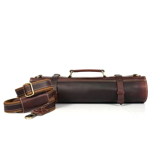 Knife Roll Company Torino Ranch Dark Brown 10 Slot (KR-TR-DB01; KR-53-Hardwax) - Image 13