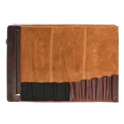 Knife Roll Company Torino Ranch Dark Brown 10 Slot (KR-TR-DB01; KR-53-Hardwax) -Global Store KR TR DB01 Knife Roll Company Torino Ranch 10 Slot Dark Brown KR21002 7 60819.1621620982