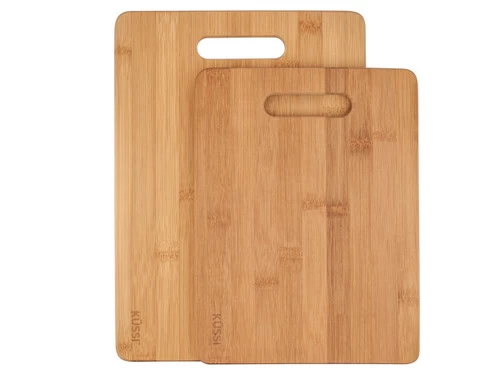 Kussi Bamboo Cutting Board 2pc Set (KUSBB2P-1) 3 Kussi Bamboo Cutting Board 2pc Set (KUSBB2P-1)