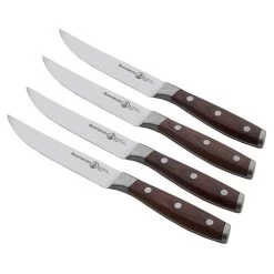 Messermeister Avanta Pakkawood Steak Knife Set 4Pc (L8684-5/4S) -Global Store L8684 54S Messermeister Avanta Fine Edge Steak Knife Set 4Pc 115467 2 89976.1622142558