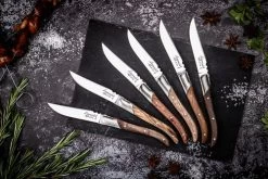Laguiole Style De Vie Luxury Steak Knife Set Mixed Wood 6Pc (LuxSteakMix) 23 Laguiole Style De Vie Luxury Steak Knife Set Mixed Wood 6Pc (LuxSteakMix) -Global Store LuxSteakMix Laguiole Luxury Steak Knife Set Mixed Wood 6Pc VL21005 9 08513.1631913525