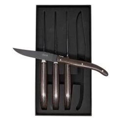 Savoir Laguiole Steak Knife Set 4Pc ( TX101W-4PL ) -Global Store TX101W 4PL Savoir Laguiole Steak Knife Set 4Pc 737002 3 51464.1661884401