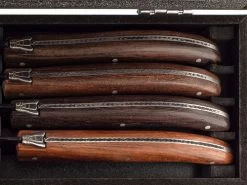 Savoir Laguiole 4pc Steak Knife Set Fine Edge (TX101W) -Global Store TX101W Savoir Laguiole Steak Set 737000 5 85073.1576108662