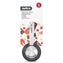 Zyliss Stainless Steel Measuring Cups (ZE970056) -Global Store ZE970056 Zyliss Stainless Steel Measuring Cups SM200047 3 87605.1662594790