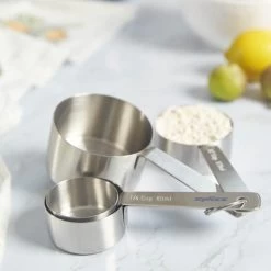 Zyliss Stainless Steel Measuring Cups (ZE970056) -Global Store ZE970056 Zyliss Stainless Steel Measuring Cups SM200047 5 33079.1662594794