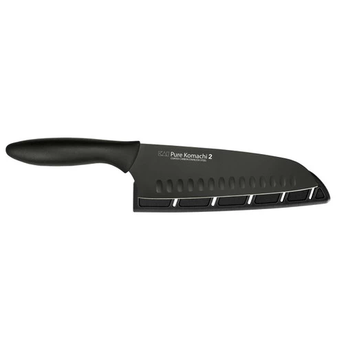 Kai PK2 6.5" Hollow Ground Santoku With Sheath Black (AB5085) 3 Kai PK2 6.5" Hollow Ground Santoku With Sheath Black (AB5085)