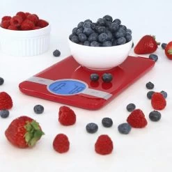 Escali Ciro Digital Scale Red (C115R) -Global Store c115r Escali Ciro Digital Scale Red 673008 3 98592.1629744177