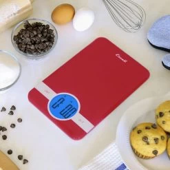 Escali Ciro Digital Scale Red (C115R) -Global Store c115r Escali Ciro Digital Scale Red 673008 4 55555.1629744174