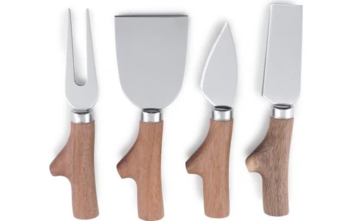 Swissmar Acacia Handle Cheese Knife Set 4PC (SK1013AC)